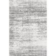 Sofia 3D Textured Gray Striped Minimalist Rug - Contemporary Gray Area Rug with 3D Texture and Striped Pattern, Ideal for Modern Minimalist Home Decor, Living Room, or Bedroom Flooring