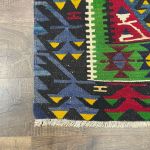 Picture of Handwoven Turkish Kilim Rug - 2'10" x 4'1" Vintage Wool Flatweave | Colorful Tribal Area Rug
