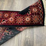 Picture of 1'10" x 3' Handmade Turkish Wool Rug | Vintage Black Tribal Rug | Boho Small Rug