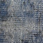 Picture of Rug Blue Pillow 16x16 - Vintage Decorative Accent Wool Turkish Overdyed Hand-Knotted Wool Rug Pillowcase