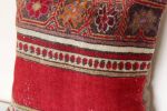 Picture of Antique Rug Pillow 16x16 - Vintage Hand Knotted Wool Area Rug Pillow Cover