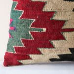 Picture of Kilim Pillow 16x16 - Vintage Decorative Accent Wool Pillow for Couch - Rug Pillow Cover