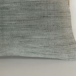 Picture of Solid Wool Rug Pillow 18x18 - Vintage Hand Knotted Wool Kilim Pillow for Couch