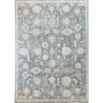 Picture of Sisley Blue Gray Oushak Distressed Rug