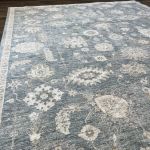 Picture of Sisley Blue Gray Oushak Distressed Rug