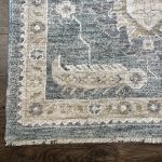 Picture of Sisley Blue Gray Oushak Distressed Rug
