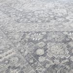 Picture of Sisley Distressed Gray Silver Vintage Medallion Rug